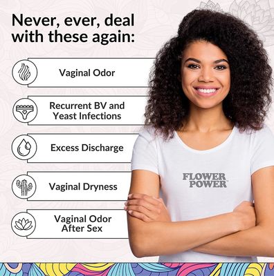 Débarrassez-vous de l'odeur et restez frais avec le nettoyeur vaginal féminin 100% naturel Yoni Spray