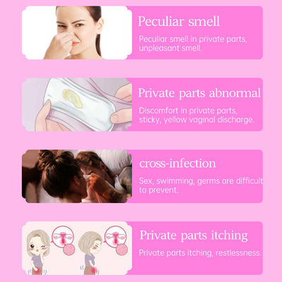 Étiquette privée 60ml herbe organique Yoni Mist pour le nettoyage de l'équilibre PH 100% naturel