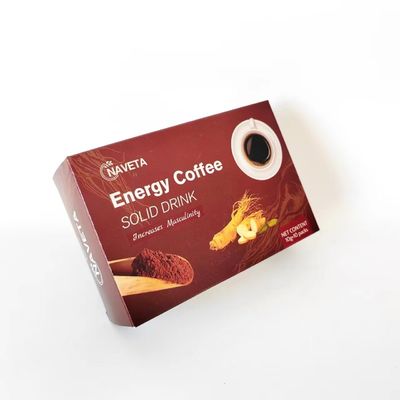 Capacité de café 100% naturel pour l'homme Aucun effet secondaire Spécification du produit 10g*10 sacs