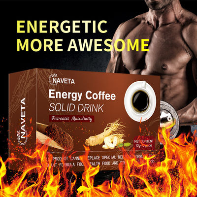 Capacité de café 100% naturel pour l'homme Aucun effet secondaire Spécification du produit 10g*10 sacs