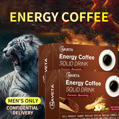 Capacité de café 100% naturel pour l'homme Aucun effet secondaire Spécification du produit 10g*10 sacs