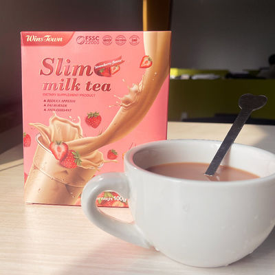14 jours de désintoxication pour maigrir le ventre plat Le thé au lait est un médicament pour la purge sous forme de poudre