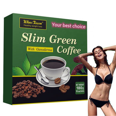 Régime de perte de poids Poudre de café vert pour les nouveaux arrivants Remplacement des repas Café minceur