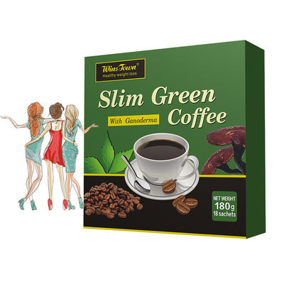 Régime de perte de poids Poudre de café vert pour les nouveaux arrivants Remplacement des repas Café minceur