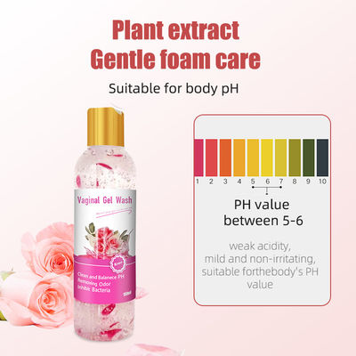 Nettoyage vaginal de marque privée Gels de lavage intimes naturels rafraîchissants pour équilibrer le pH