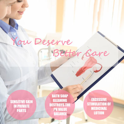 Nettoyage vaginal de marque privée Gels de lavage intimes naturels rafraîchissants pour équilibrer le pH