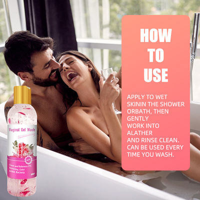Nettoyage vaginal de marque privée Gels de lavage intimes naturels rafraîchissants pour équilibrer le pH