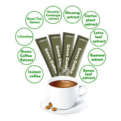 Ganoderma Coffee 10g*10 Poudre de remplacement de repas instantanés pour un contrôle naturel du poids