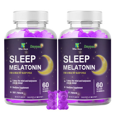 Des gommes de mélatonine pour un meilleur sommeil et une meilleure relaxation 24 mois