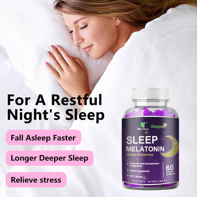 Des gommes de mélatonine pour un meilleur sommeil et une meilleure relaxation 24 mois