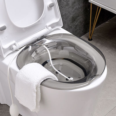 Aviliable échantillon Transparentitz bassin de bain pour toilettes siège à vapeur siège 500g poids