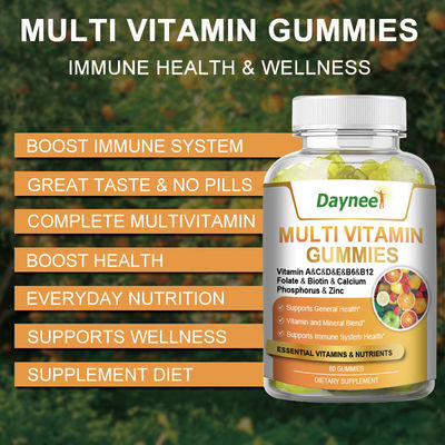 60 Gummies Multi Vitamine Supplément alimentaire de santé pour renforcer le système immunitaire