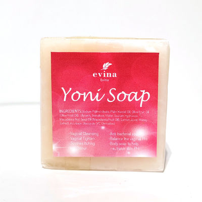 Salle de bain Organique Yoni Étiquette Bar Boîtes à savon 2 ans Durée de conservation Nettoyage vaginal Organique