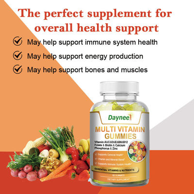60 Gummies Multi Vitamine Supplément alimentaire de santé pour renforcer le système immunitaire