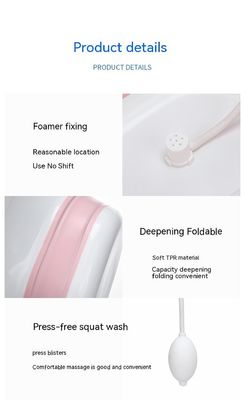 Séat à vapeur Yoni pour femmes avec sortie Vagina Wash et à la vapeur Yoni couvre pliable