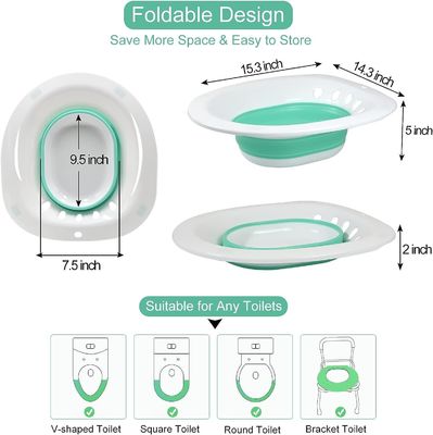 Assise à vapeur pliable Yoni Sitz Bain pour produits d'hygiène féminine Poids 450g