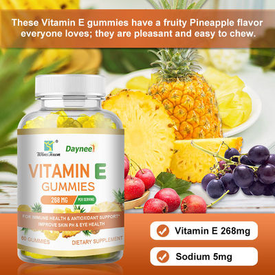 Collagène végétalien Vitamine C E blanchiment de la peau L-glutathione gomme pour une peau plus claire