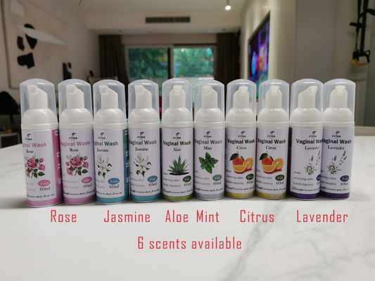 Soins féminins Laver à la mousse antiseptique avec des herbes naturelles et une formule de conservation de 2 ans