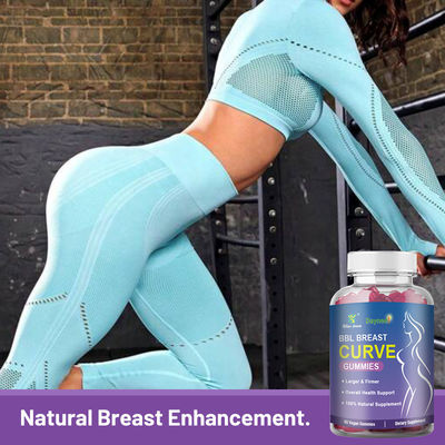 BBL Breast Curve Gummies Augmentation naturelle du cul avec Ashwagandha 36 mois de durée de conservation