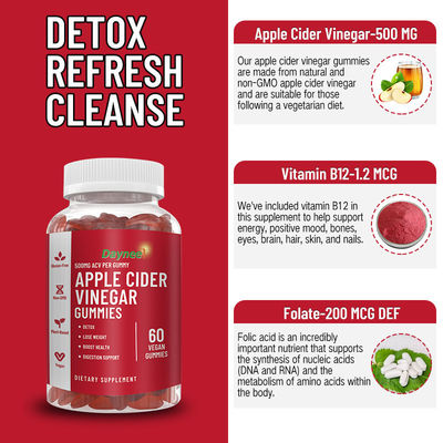 Obtenez votre dose quotidienne de 3g*60 hémostypes de vinaigre de cidre de pomme bonbons pour le bien-être
