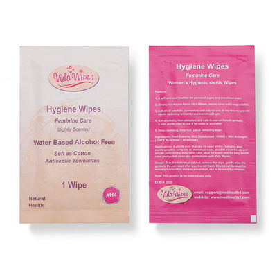 Herbes naturelles Adultes Nettoyage serviettes non tissées pour produits de marque privée 2 ans