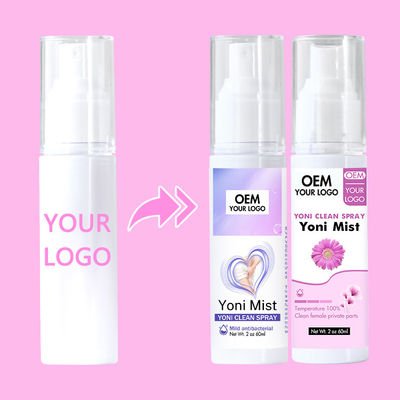 Ingrédients naturels Nettoyage vaginal Logo personnalisé Organique Yoni Laver le brouillard et les ensembles d'huile