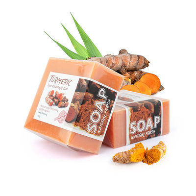 Sabon au gingembre et au curcuma biologique pour la peau sensible, apaisant et nettoyeur vaginal