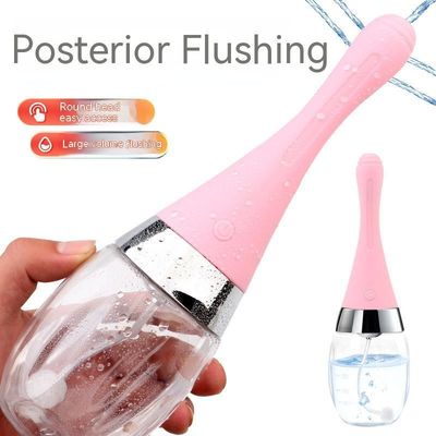 Irrigueur vaginal électronique rechargeable à taux étanche et fonction avancée
