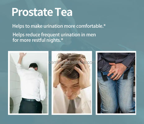 Thé de la prostate pour homme 100% à base de plantes Saine Thé à température ambiante Méthode de stockage