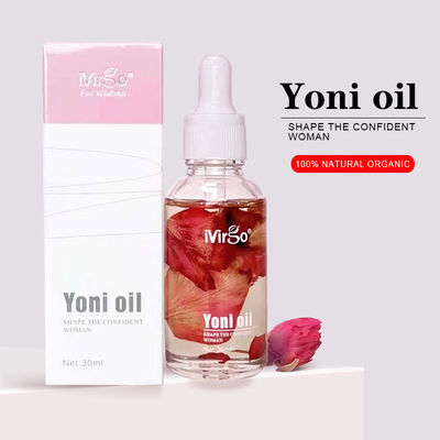 Huile de qualité alimentaire pour le resserrement vaginal Yoni Rose essentiel naturel et certification