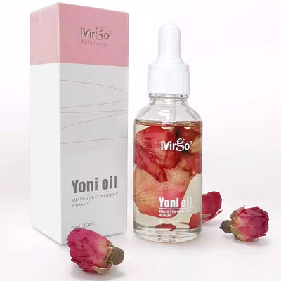 Huile de qualité alimentaire pour le resserrement vaginal Yoni Rose essentiel naturel et certification