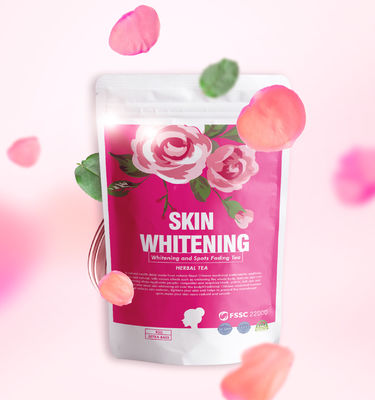 Étiquette privée Teau de beauté de la peau blanchissante Glow pour hommes Thé naturel à base de plantes anti-âge