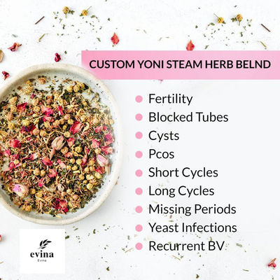 2 ans de durée de conservation Étiquette privée Yoni Herbes à vapeur pour femmes Santé vaginale Herbes naturelles