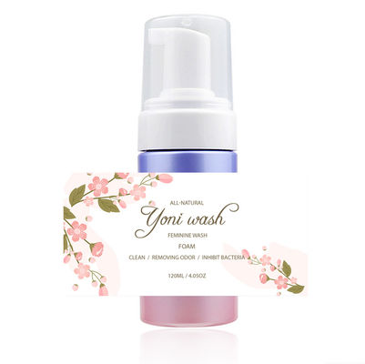 Formule à base de plantes naturelles 100% mousseuse équilibrant le pH Nettoyeur Intime Laver pour les femmes Hygiène