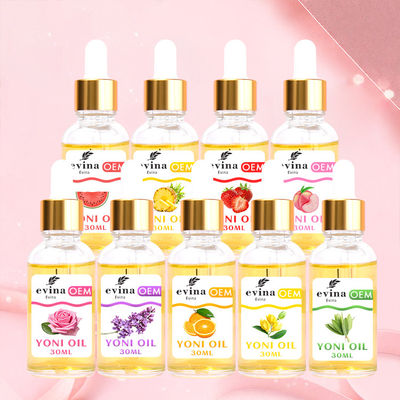 30 ml/50 ml d'huile de yoni biologique de marque privée parfum de fraise 2 ans durée de conservation Les clients