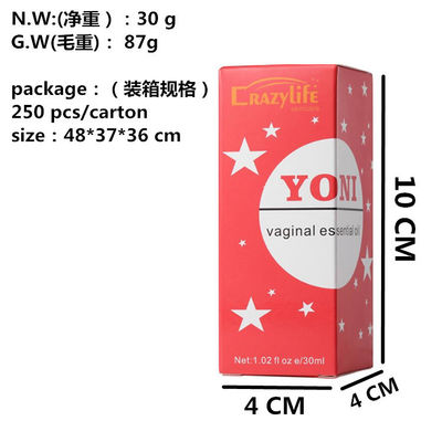Huile Yoni professionnelle pour le massage vaginal naturel en 30 ml. Durée de conservation 2 ans
