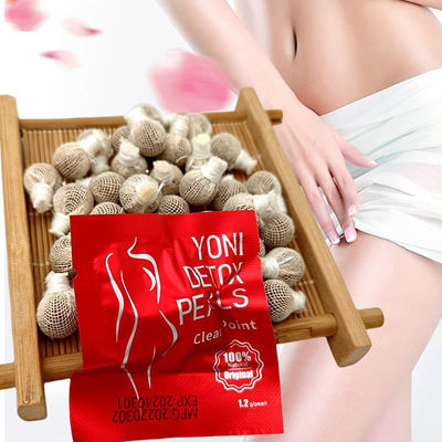 Santé féminine Hygiène féminine Vaginal à base de plantes Ventre propre Vagina Perle Yoni Détox Perles