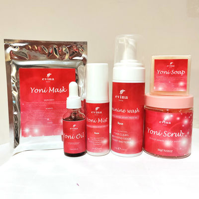 Masque à feuille Yoni T Étiquette privée Extraits de plantes hydratants Masque vaginal spa blanchiment