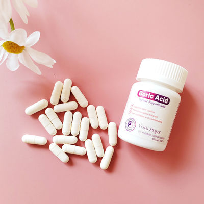 Restaurer l' équilibre du pH vaginal avec 600 mg/pcs de Yoni Pops et de suppositoires d' acide borique