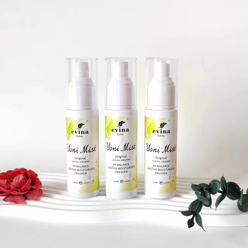 Étiquette privée 60ml herbe organique Yoni Mist pour le nettoyage de l'équilibre PH 100% naturel