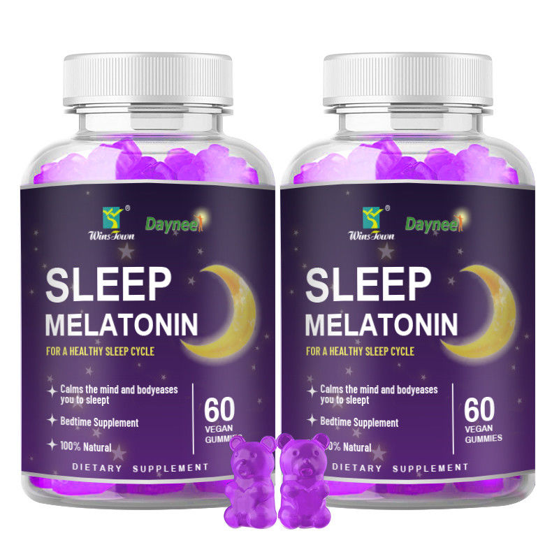Des gommes de mélatonine pour un meilleur sommeil et une meilleure relaxation 24 mois