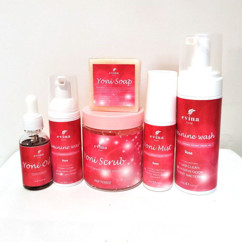 Salle de bain Organique Yoni Étiquette Bar Boîtes à savon 2 ans Durée de conservation Nettoyage vaginal Organique