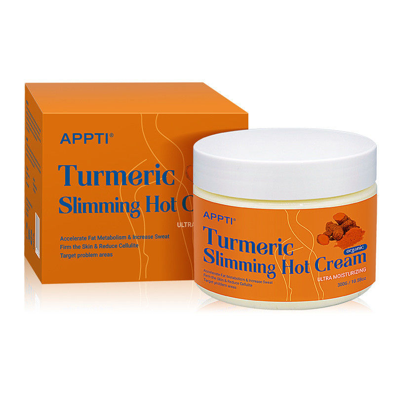 Extraits et essences de plantes Perte de poids Crème lombaire à base de curcuma pour brûleur de graisse