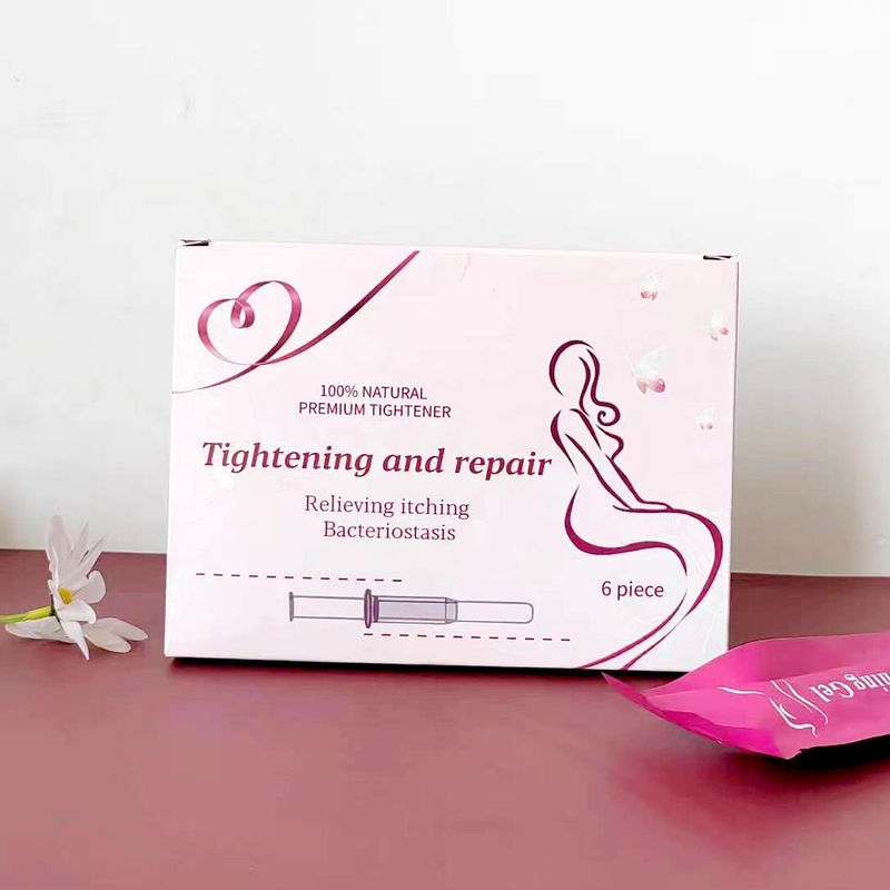 Ensemble de lavage au gel de resserrement vaginal pour étiquette privée 3,5 ml g *6/ boîte Durée de conservation 2 ans